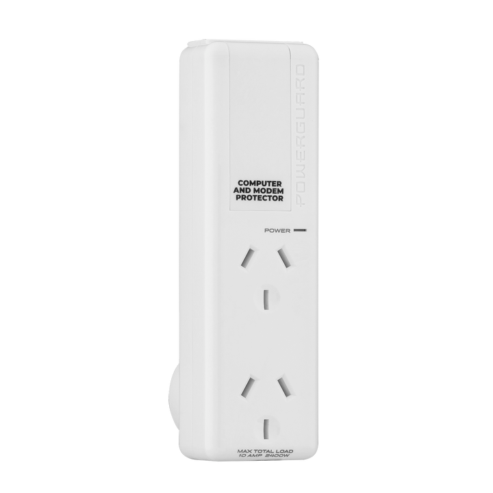 Charge Protection for Computers & Modems | 2 Outlets + Phone | PowerGuard